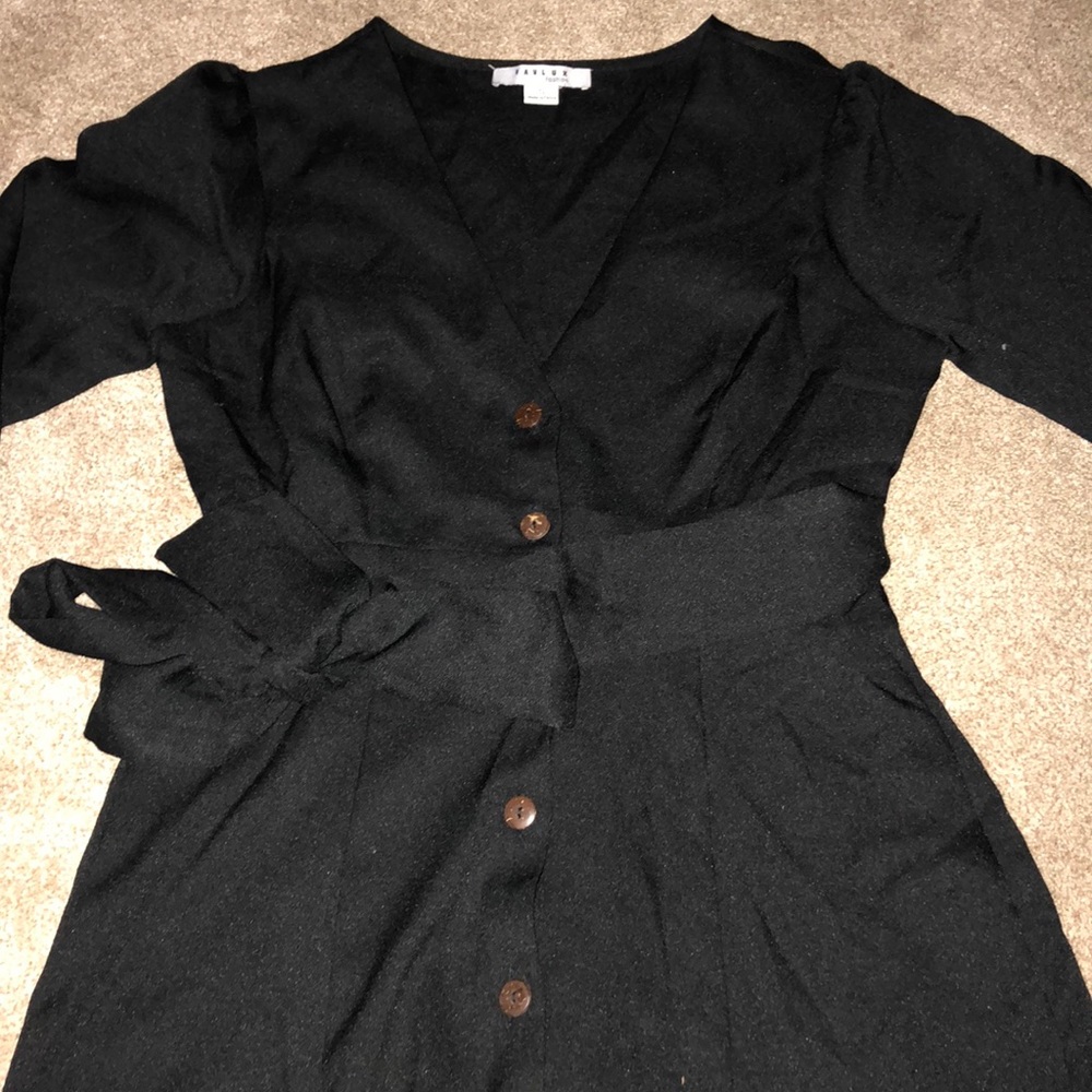 Simple black dress